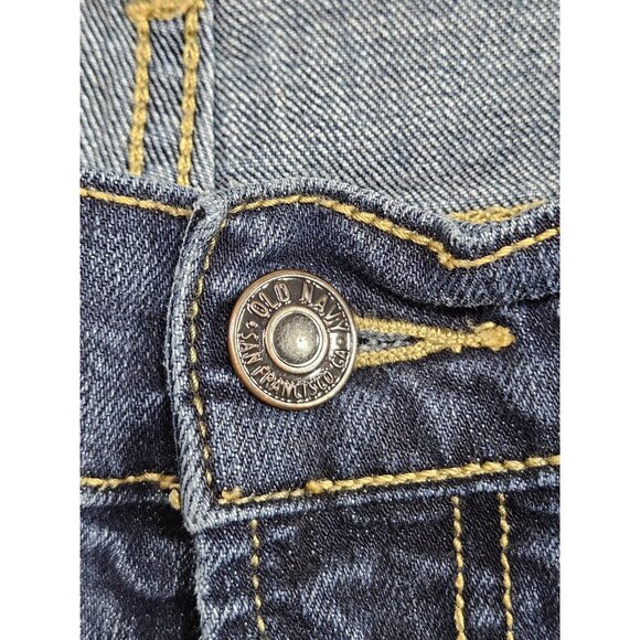 (3/$35) Old Navy The Flirt Jeans Womens 10 Short Denim Straight Leg Mid Rise - Picture 5 of 12
